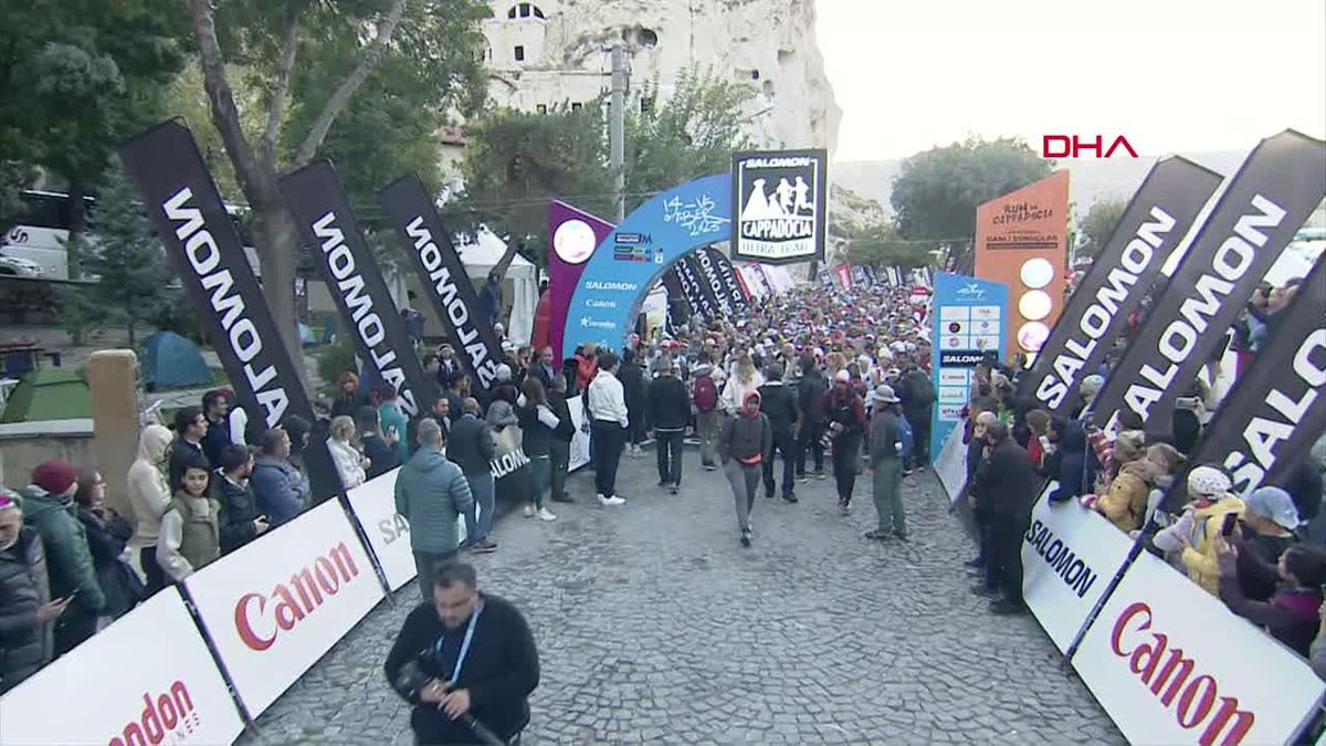 Kapadokya'da düzenlenen Salomon Cappadocia Ultra-Trail yarışı sona erdi
