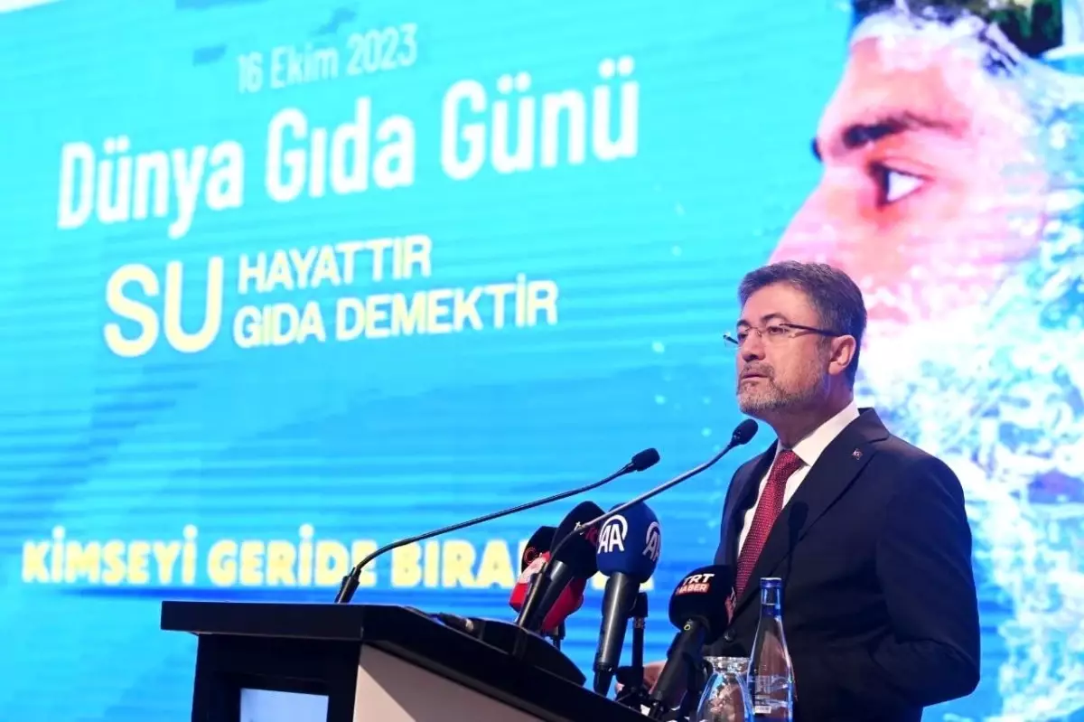 Bakan Yumaklı'dan su ve gıda israfı konusunda çağrı