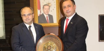 BİOSB Başkanı Dr. Varlıbaş, Vali Yardımcısı Dr. Üçer'i ziyaret etti