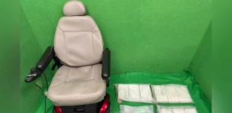 Elektrikli Tekerlekli Sandalyede Gizlenmiş 11 Kilogram Kokain Bulundu