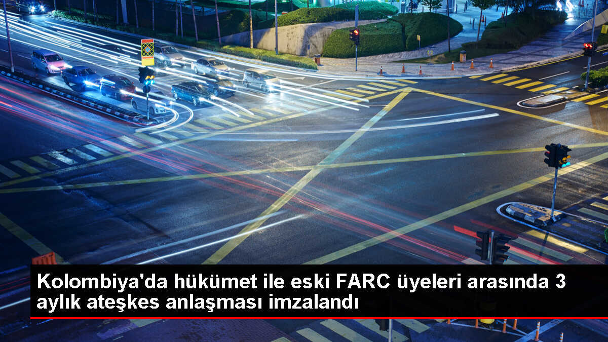 Kolombiya'da hükümet, FARC üyeleriyle 3 aylık ateşkes anlaşması imzaladı