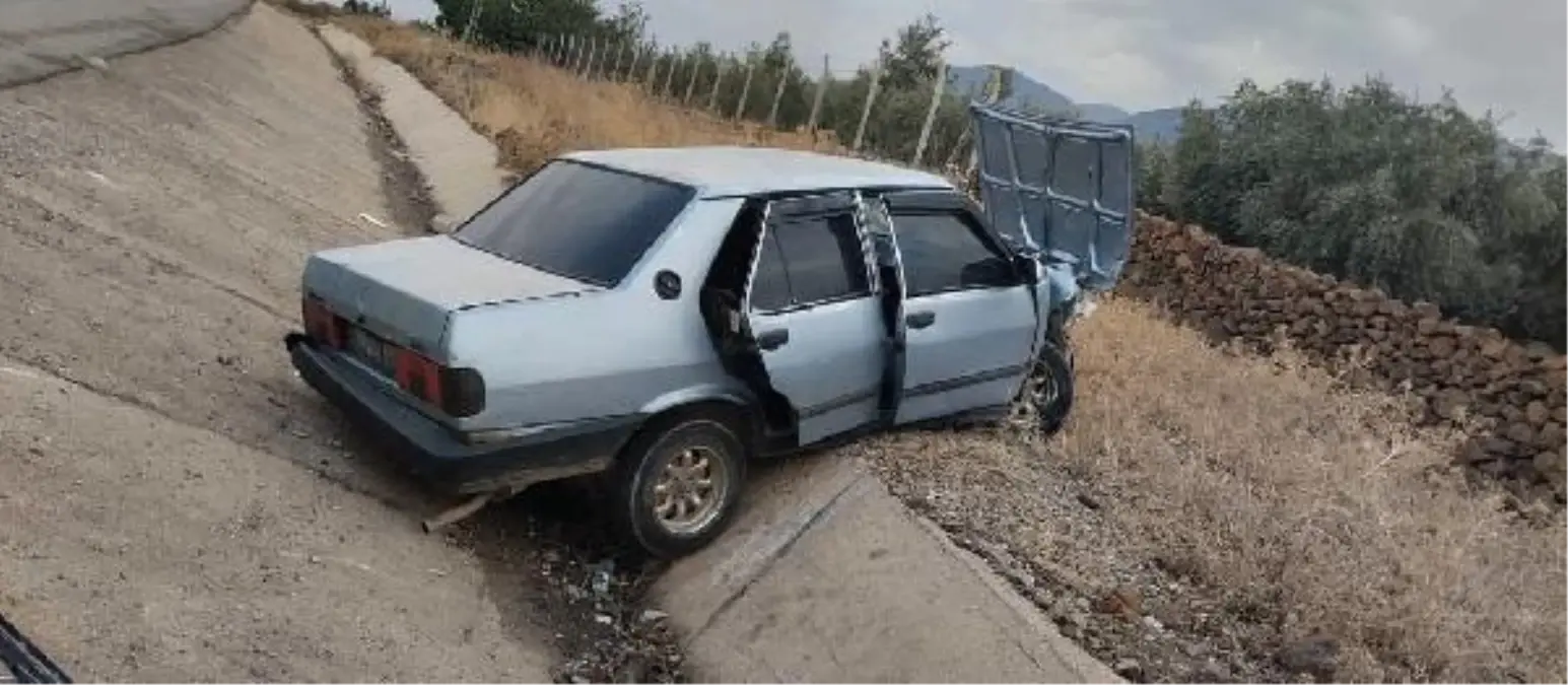 İslahiye'de otomobil şarampole devrildi: 1 yaralı