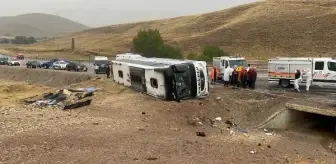 Sivas'ta otobüs kazasında 7 kişi hayatını kaybetti