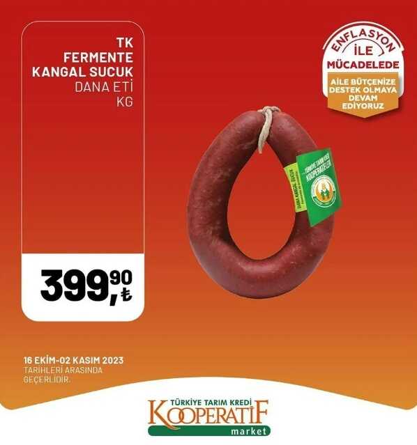 Tarım Kredi Kooperatif Marketleri İndirim Kataloğu: Tarım Kredi marketleri indirimli ürünler neler? 16 Ekim- 2 Kasım hangi ürünler indirimde?