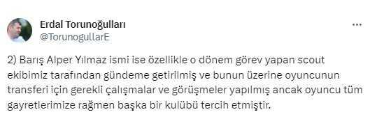 Beşiktaş cephesinden sürpriz Barış Alper itirafı: Galatasaray'ı seçti Beşiktaş cephesinden sürpriz Barış Alper itirafı: Galatasaray'ı seçti