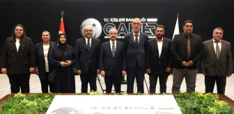 Çanakkale Roman Dernekleri Federasyonu Üyeleri İçişleri Bakan Yardımcısı Bülent Turan'ı Ziyaret Etti