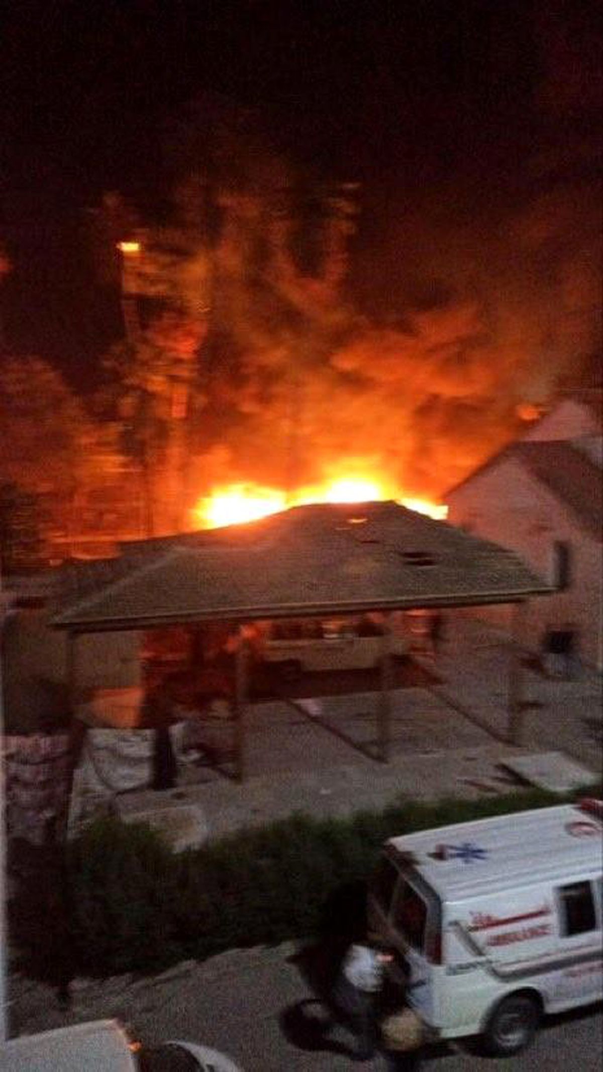 İsrail Savaş Uçakları Gazze'deki Hastaneyi Vurdu
