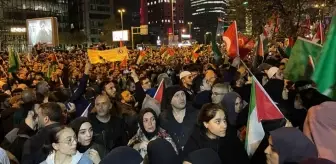 İsrail'in Gazze'deki hastane katliamı yurdun dört bir yanında protesto ediliyor