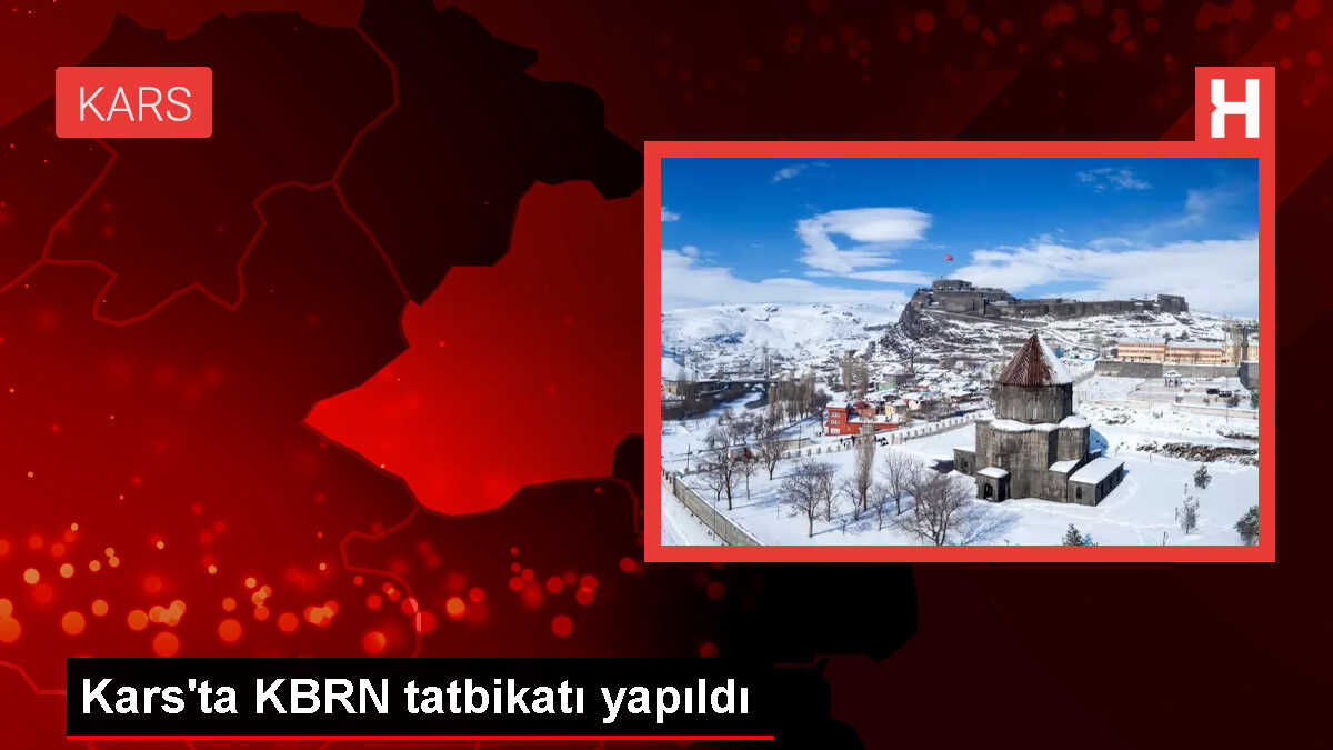 Kafkas Üniversitesi Hastanesinde KBRN Saha Tatbikatı Gerçekleştirildi