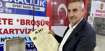 Kırşehir'e Basın Müzesi Kurulması İçin Çalışmalara Başlandı