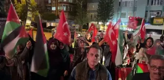 ALANYA'DA İSRAİL PROTESTOSU