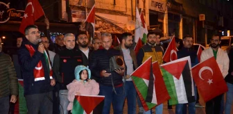 Artvin'de İsrail'in Gazze'deki hastaneye saldırısı protesto edildi