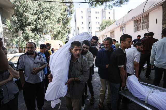 Gazze'deki Sağlık Bakanlığı, İsrail'in hastane saldırısındaki ölü sayısını güncelledi