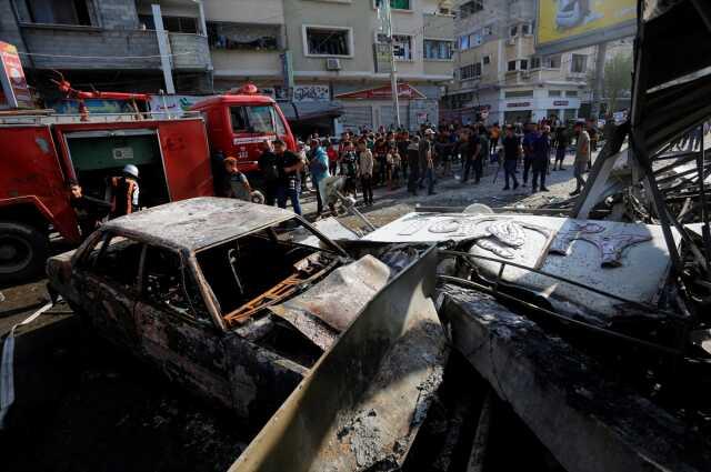 İsrail ekmek fırınını vurdu İsrail ekmek fırınını vurdu