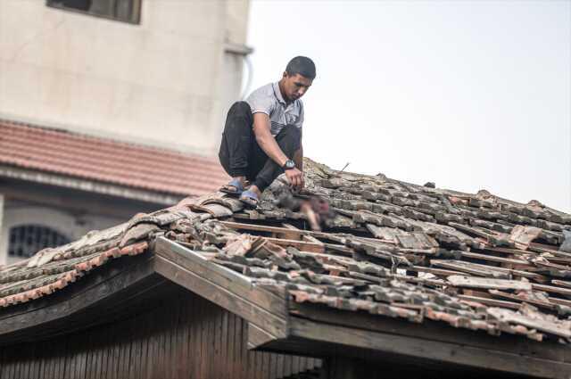 İsrail'in 500 masumu katlettiği hastanenin son hali! Her kare kahrediyor