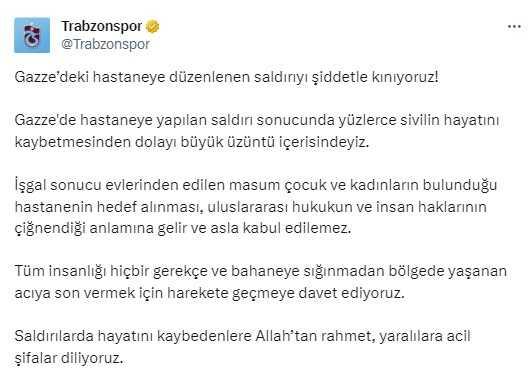 İsrail'in Gazze'de hastane bombalaması spor dünyasını da ayağa kaldırdı: Zulme karşı susmayacağım