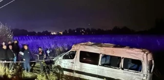 Kahramanmaraş'ta minibüs kazası: 1 ölü, 10 yaralı
