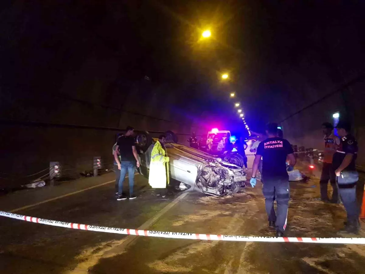Alanya'da Tünel Kazasında 2 Kişi Hayatını Kaybetti