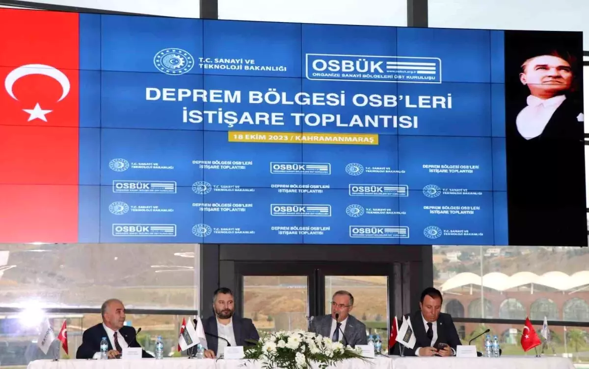 OSBÜK deprem bölgesindeki OSB'lerle buluştu