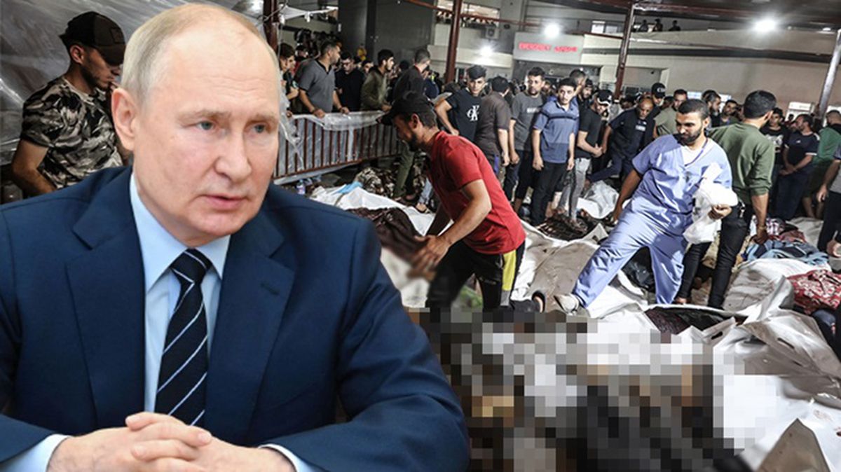 İsrail'in hastane katliamını kınayan Putin, bir de çağrı yaptı: Taraflar müzakerelere başlamalı