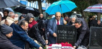 Samsunspor'un eski futbolcusu Emin Kar anıldı