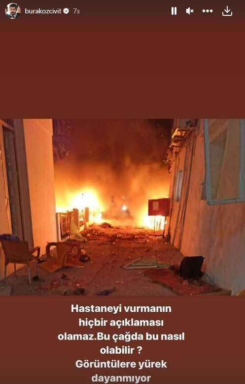 Sanat dünyası İsrail'in hastane saldırısına tepki gösterdi