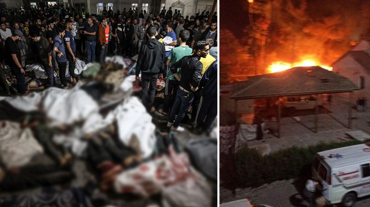 Son Dakika: İsrail, Gazze Şeridi'nde hastane vurdu! En az 500 kişi hayatını kaybetti