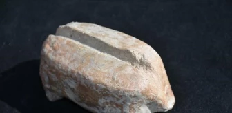 İzmir'deki kazılarda 7 bin 700 yıllık 'sap düzeltici' bulundu
