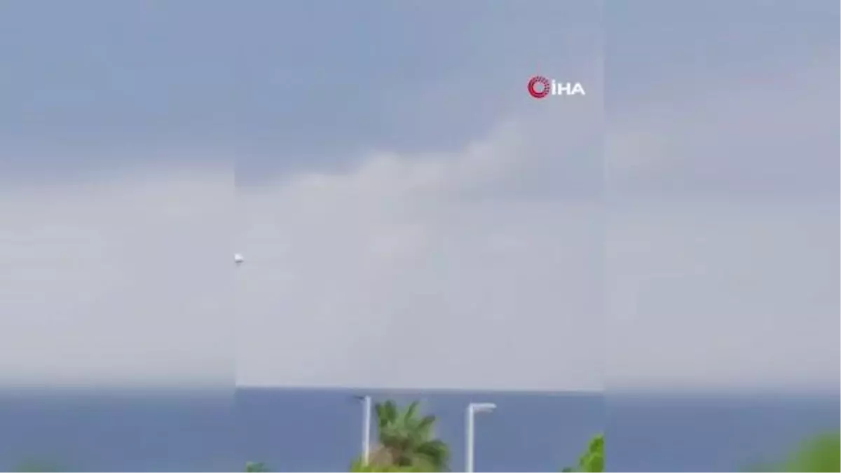 Antalya'da bir saat arayla ikinci hortum meydana geldi