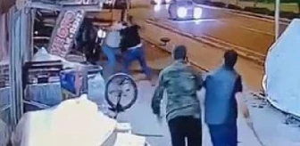 Konya'da galeri önünde kavga çıktı, baba ve oğul saldırıya uğradı