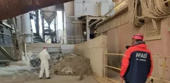 Bolu'da çimento fabrikasında patlama: 1 işçi yaralandı