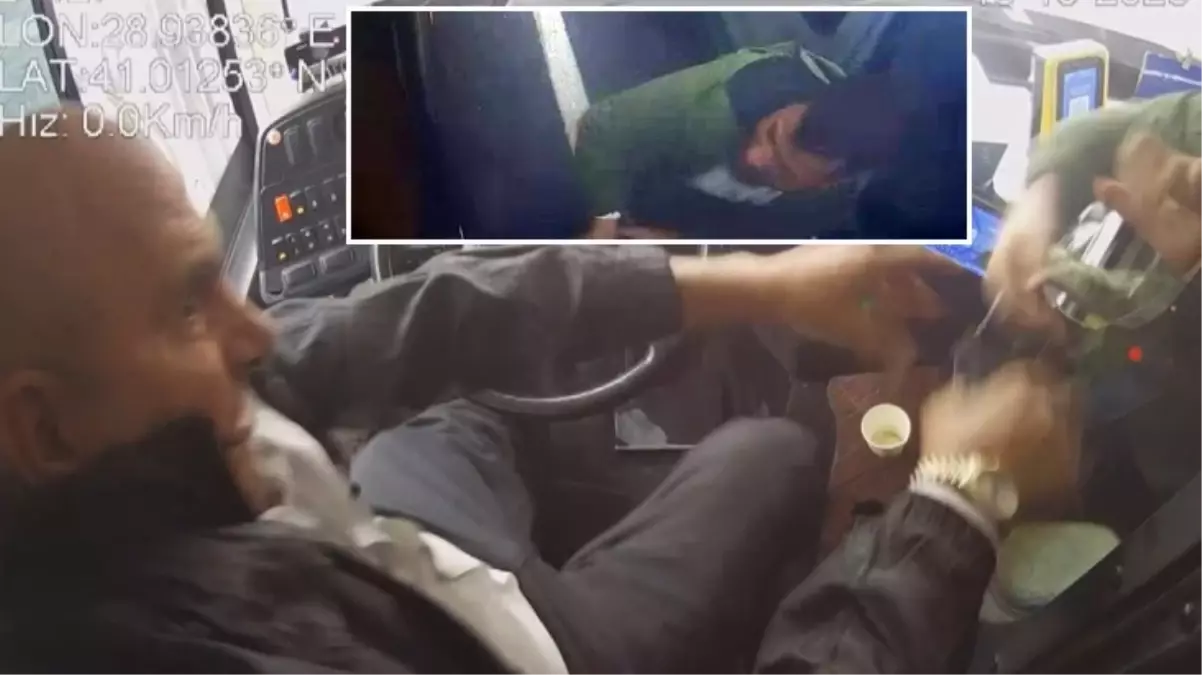 İETT şoförüne baltalı saldırı! Dehşet anları anbean kamerada