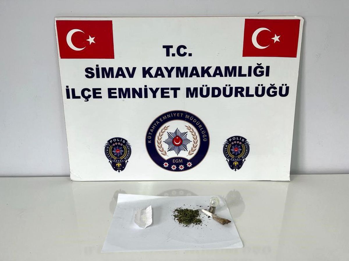 Simav İlçe Emniyet Müdürlüğü'nden Uyuşturucu Operasyonu