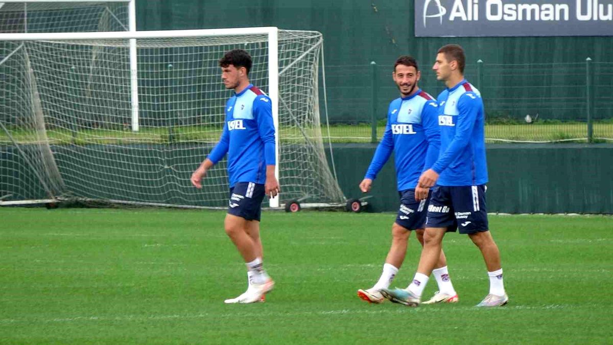 Trabzonspor, Corendon Alanyaspor maçının hazırlıklarını sürdürdü