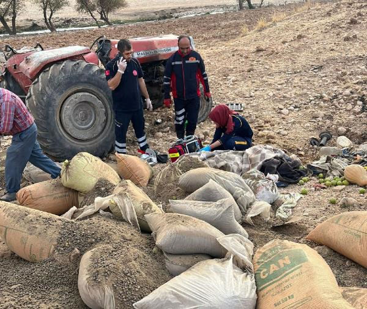 Adıyaman'da traktör kazası: 1 ölü, 1 ağır yaralı