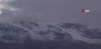 Erzincan'ın yüksek kesimleri karla kaplandı