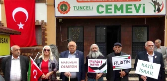 Tunceli'de Filistin'e Destek Açıklaması Yapıldı