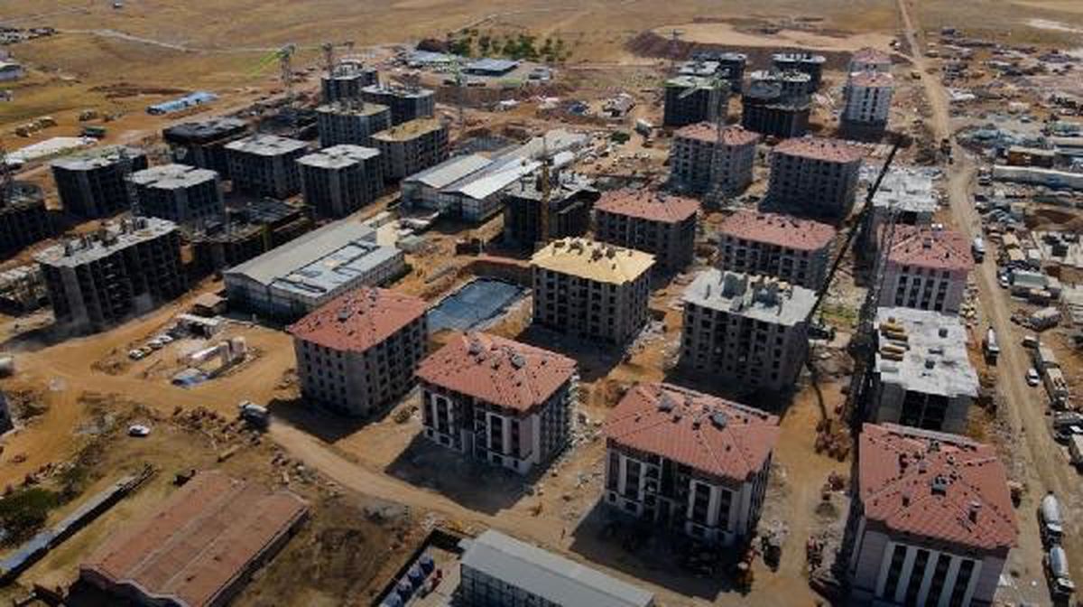 Malatya'da afet konutları yükseliyor