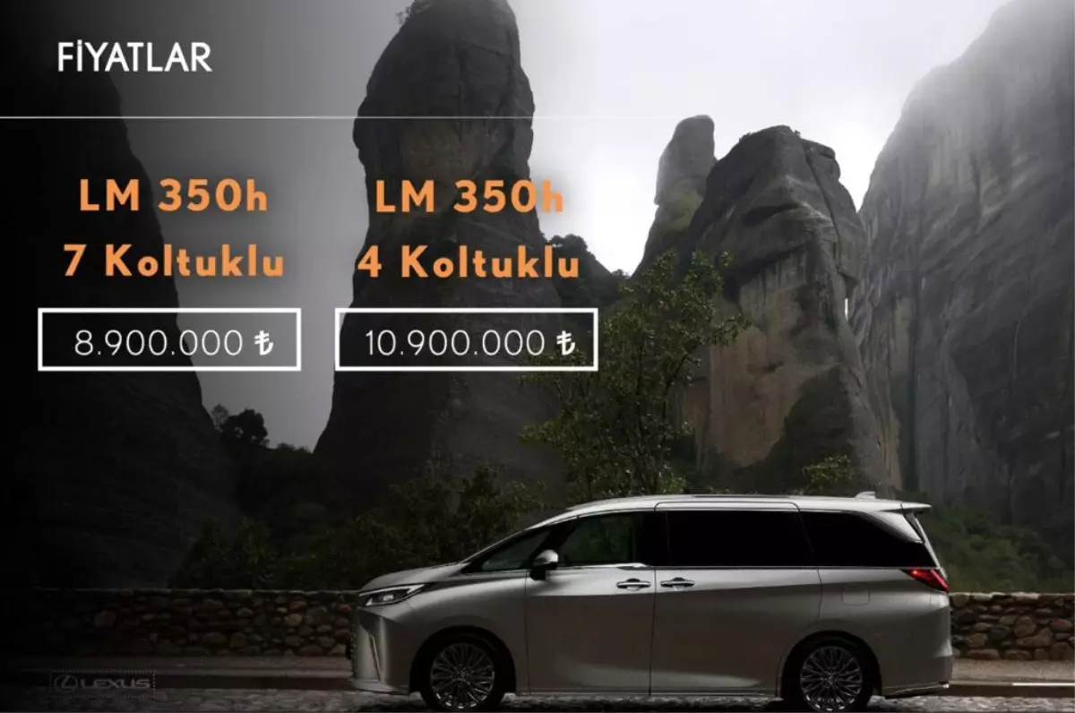 Lexus LM Türkiye'de satışa sunuldu