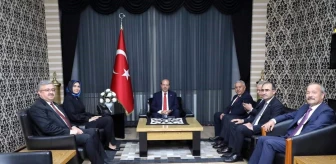 KKTC Cumhurbaşkanı Ersin Tatar Afyonkarahisar Belediye Başkanı Mehmet Zeybek'i ziyaret etti