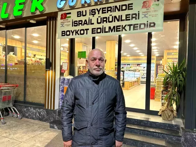 Ordulu esnaf İsrail ürünlerine boykot başlattı: Lütfen satın almayın