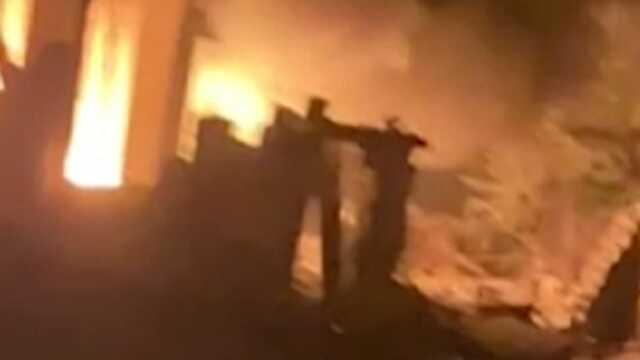 Görüntü bombaların yağdığı Gazze'den! Kurtarma görevlisi canını kurtarmak için dakikalarca böyle koştu