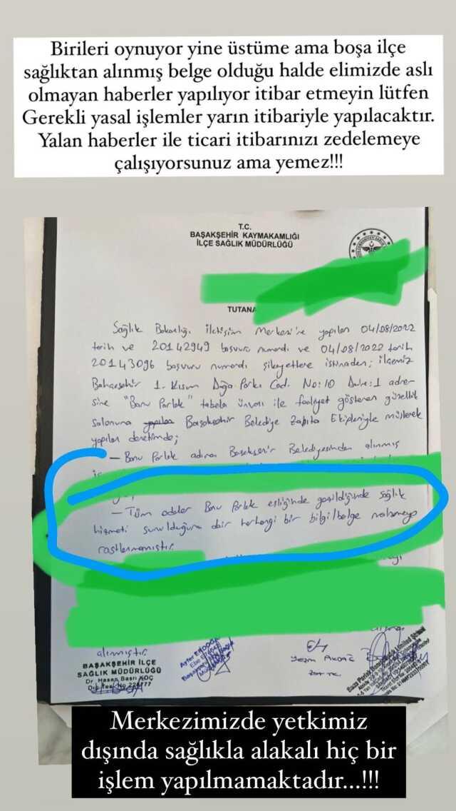 Güzellik merkezinde yaralanan kadın şikayetçi oldu! Banu Parlak'tan cevap geldi: İznimiz var, yasal yollara başvuracağız