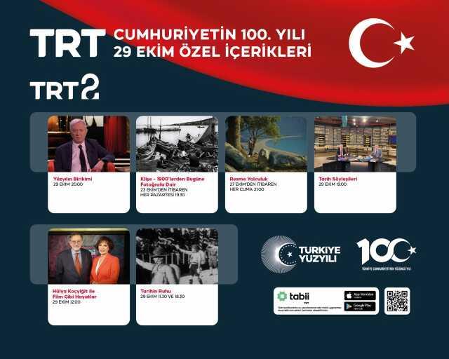 TRT'den Cumhuriyet'in 100. Yılına Özel İçerikler TRT'den Cumhuriyet'in 100. Yılına Özel İçerikler