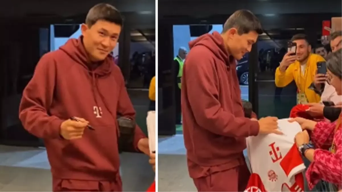 Galatasaray stadından ayrılan Kim Min Jae'den basın mensubunun sorusuna Fenerbahçelileri mest edecek yanıt