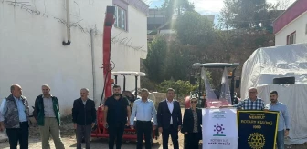 Uluslararası Rotary Afet Fonu'ndan Adıyaman Süt Üreticileri Birliğine Traktör ve Silaj Makinesi Hibe Edildi