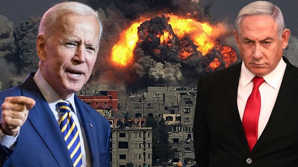Biden'dan 'İsrail'e kara harekatını askıya aldıran siz misiniz?' sorusuna kaçamak yanıt
