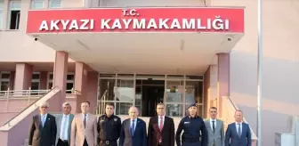 Sakarya Valisi Karadeniz, Akyazı'da ziyaretlerde bulundu