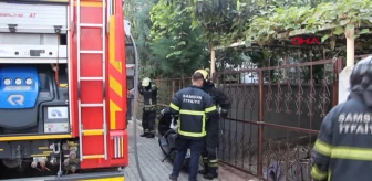 Samsun'da çocukların çakmak oyunu yangına neden oldu