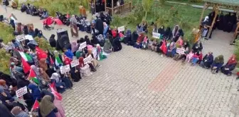 Bingöl'de Filistinli Kadınlarla Dayanışma İnisiyatifi İsrail'in Gazze'ye yönelik saldırılarını protesto etti